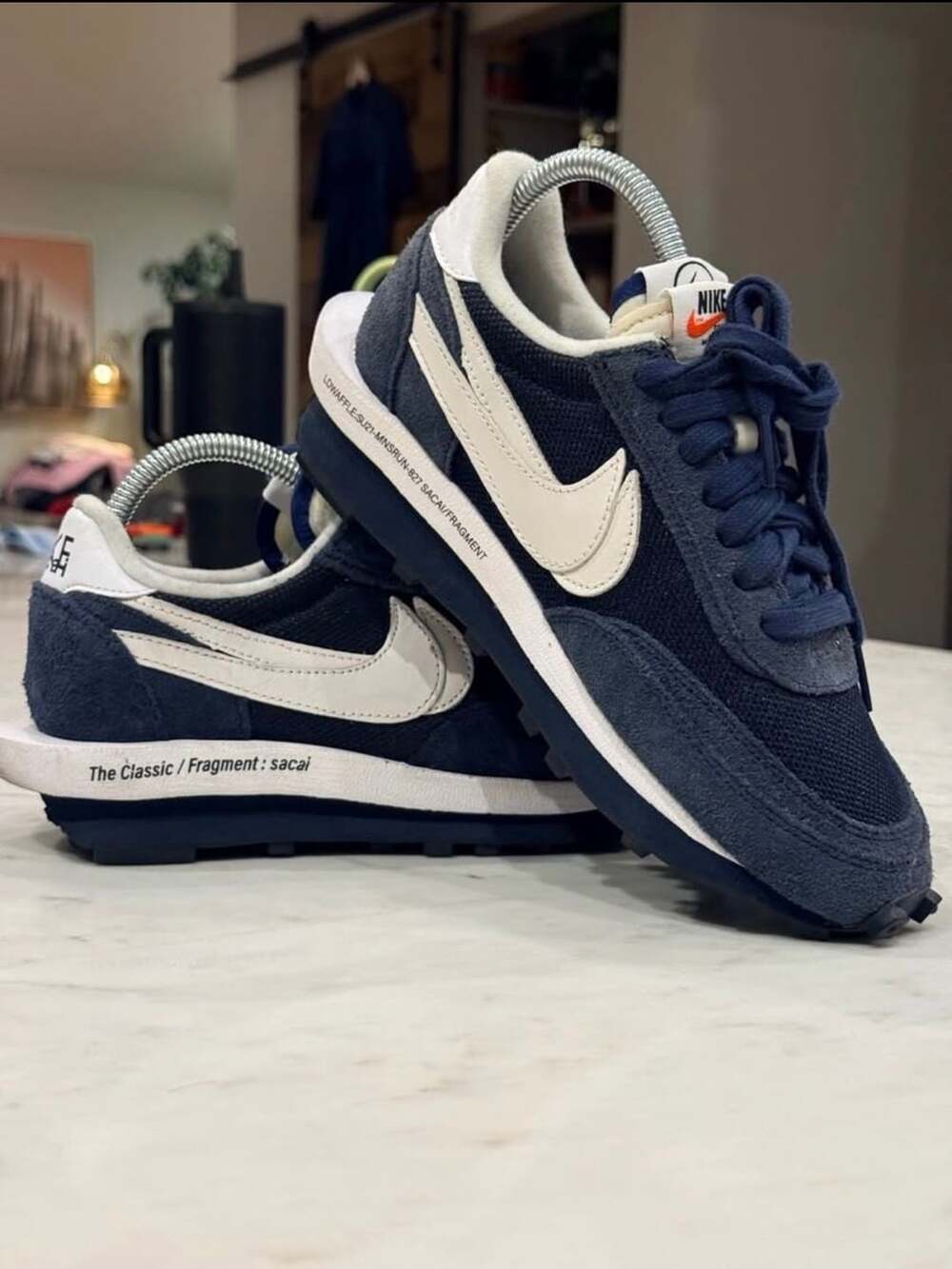 Nike LDWaffle X Sacai X Fragment Blue Void Men’s 6 Women’s 7.5